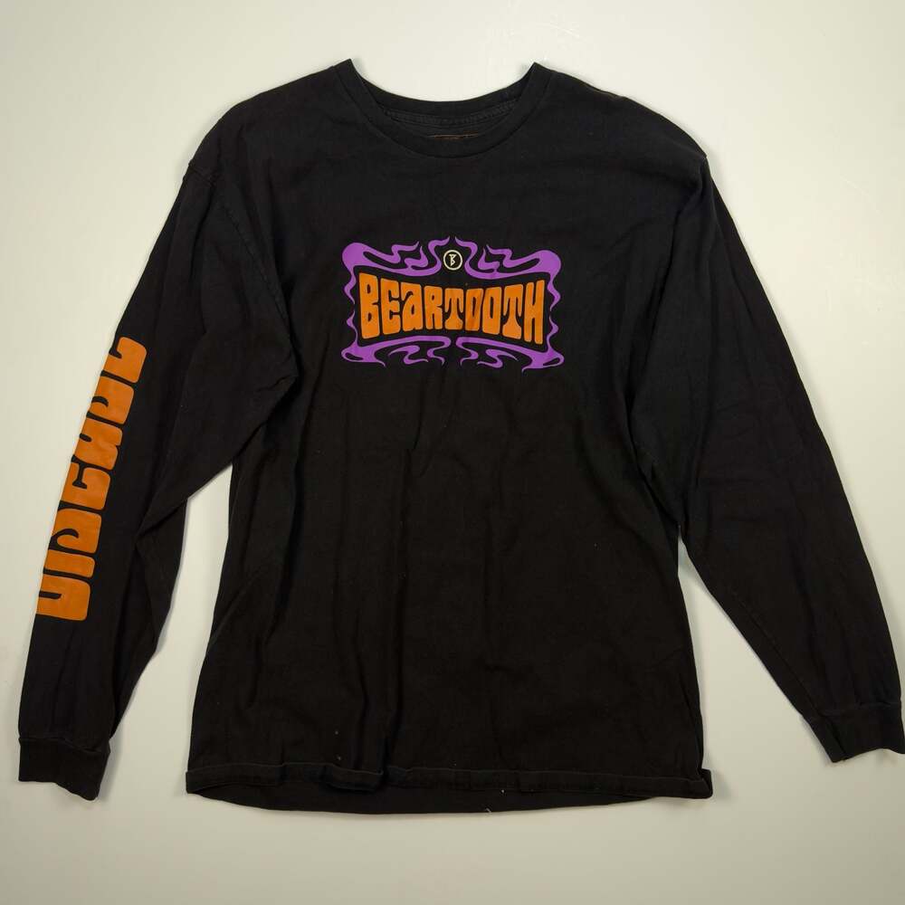 Beartooth Disease Skull Puppet Long Sleeve Band Shirt Black XL